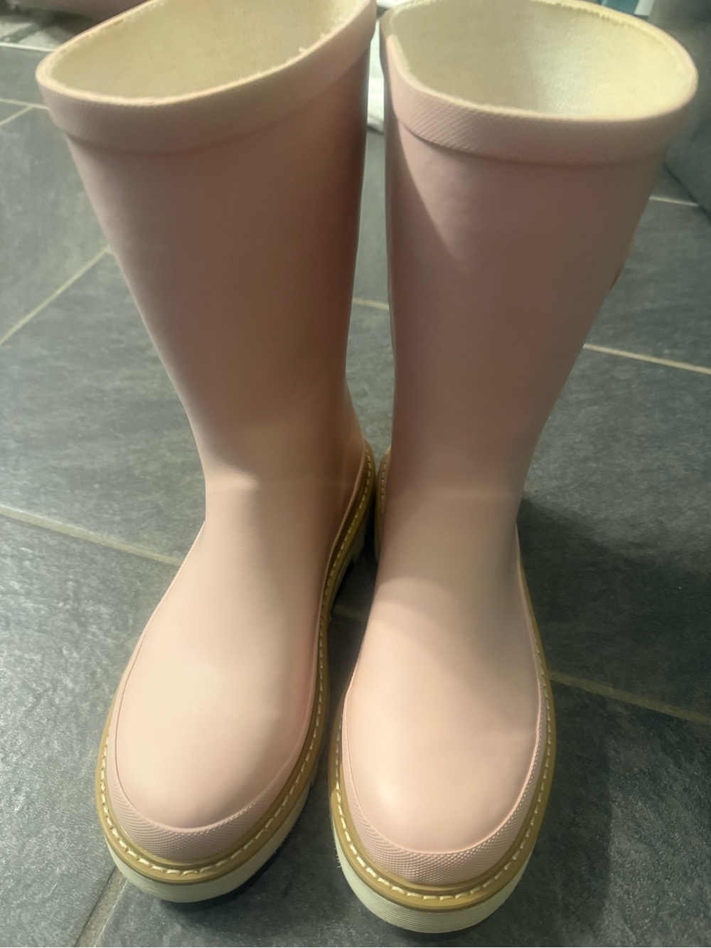 Corkys Pale Pink Rain Boots